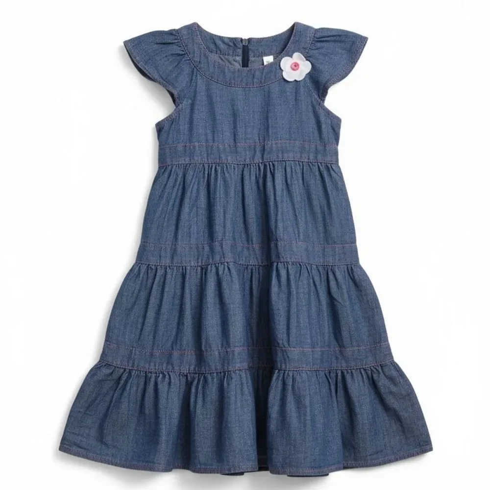 Gymboree Girls' Blue Denim Dress